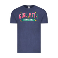 Vintage Denim girl math university Vintage Tee - MaliasSmallBusiness