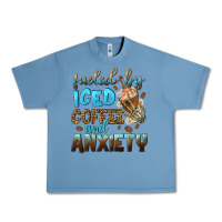 Pebble Blue fueled by iced coffee and anxiety Urban Heavy Tee - NancyCooperArtShop