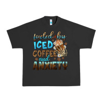 Pigment Black fueled by iced coffee and anxiety Urban Heavy Tee - NancyCooperArtShop