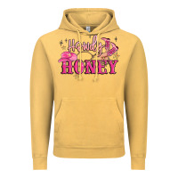 Vintage Mustard howdy honey Vintage Hoodie - MaliasSmallBusiness