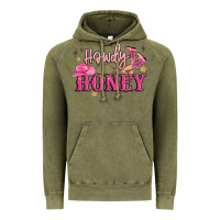 Vintage Olive howdy honey Vintage Hoodie - MaliasSmallBusiness
