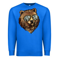 True Royal Papa Bear Premium Sweatshirt - HowdyJamesFarm