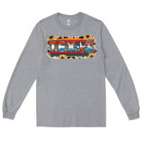 Heather Grey Texas Long Sleeve Tee - JahusDesignShop
