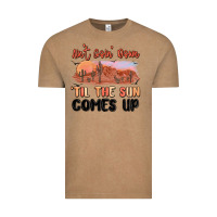 Vintage Coffee ain't goin' down 'til the sun comes up Vintage Tee - MaliasSmallBusiness