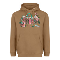 Toasted Coconut Blessed Nurse Heavyweight Hoodie - CowGirlArtShop