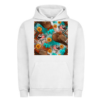 Pigment Lunar Rock western cowboy hat seamless pattern Urban Hoodie - BundleAndBundleShop