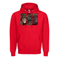 Red I'm so freaking merry skeleton messy bun Zipper Hoodie - NancyCooperArtShop