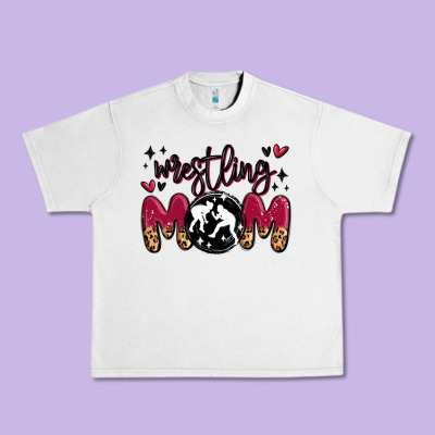 Wrestling Mom Urban Heavy Tee Designed By Maliassmallbusiness