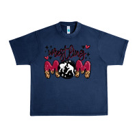 Navy wrestling mom Urban Heavy Tee - MaliasSmallBusiness