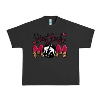 Pigment Black wrestling mom Urban Heavy Tee - MaliasSmallBusiness