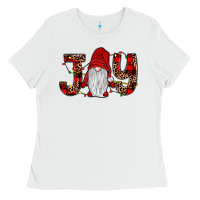 White joy gnome Ladies Tee - JahusDesignShop