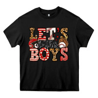 Black let's do this boys baseball Heavy Core Tee - Jasminsmagicworld
