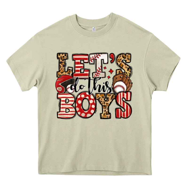Let's Do This Boys Baseball Heavy Core Tee by Jasminsmagicworld | Teevron