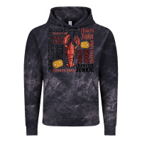 Cloud Black crawfish junkie Vintage Hoodie - MaliasSmallBusiness