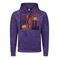 Cloud Purple crawfish junkie Vintage Hoodie - MaliasSmallBusiness