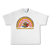 Lunar Rock back to school rainbow hello second grade Urban Heavy Tee - AdoDesignShop