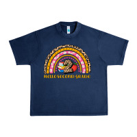 Navy back to school rainbow hello second grade Urban Heavy Tee - AdoDesignShop