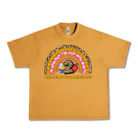 Peanut Butter back to school rainbow hello second grade Urban Heavy Tee - AdoDesignShop