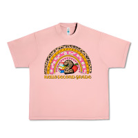 Salmon back to school rainbow hello second grade Urban Heavy Tee - AdoDesignShop