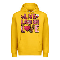 Lemon Live laugh love Valentine's Day Premium Hoodie - HowdyJamesFarm