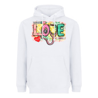 White love nursing leopard background Heavyweight Hoodie - CowGirlArtShop