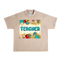 French Oak teacher Urban Heavy Tee - MaliasSmallBusiness