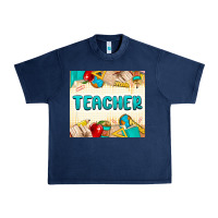 Navy teacher Urban Heavy Tee - MaliasSmallBusiness