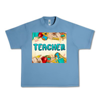 Pebble Blue teacher Urban Heavy Tee - MaliasSmallBusiness