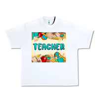 White teacher Urban Heavy Tee - MaliasSmallBusiness