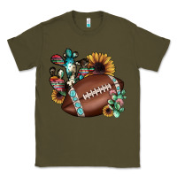 Army Green football cactus sunflower Classic Tee - JahusDesignShop