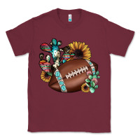 Burgundy football cactus sunflower Classic Tee - JahusDesignShop