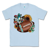 Dusty Blue football cactus sunflower Classic Tee - JahusDesignShop