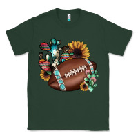 Sports Green football cactus sunflower Classic Tee - JahusDesignShop