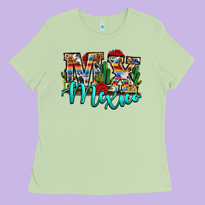 Mx Mexico Ladies Tee Designed By Ranaportraitstore