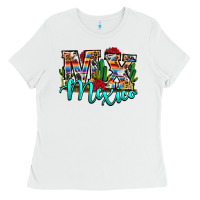 White MX Mexico Ladies Tee - RanaPortraitStore
