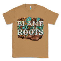 Toasted Coconut blame it all on my roots Classic Tee - NancyCooperArtShop