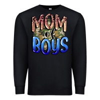 Black Mom of Boys Mother's Day Premium Sweatshirt - CowGirlArtShop