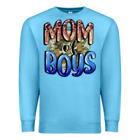 Ocean Blue Mom of Boys Mother's Day Premium Sweatshirt - CowGirlArtShop