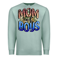Seafoam Mom of Boys Mother's Day Premium Sweatshirt - CowGirlArtShop
