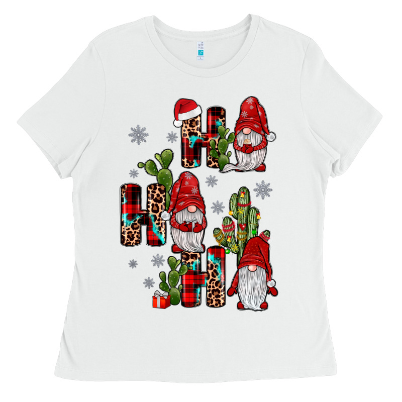 Ho Ho Ho Gnome Ladies Tee by JahusDesignShop | Teevron