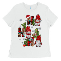 White ho ho ho gnome Ladies Tee - JahusDesignShop