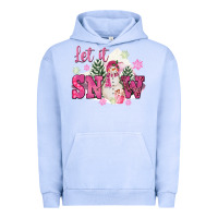 Pigment Grape Ice Let It Snow Pink Christmas Urban Hoodie - FaDigitalArtStudio