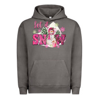 Pigment Tornado Let It Snow Pink Christmas Urban Hoodie - FaDigitalArtStudio