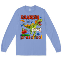 Colony Blue roaring into preschool Long Sleeve Tee - BundleAndBundleShop