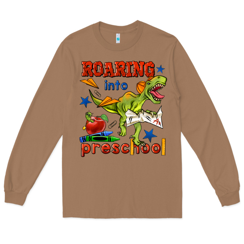 Roaring Into Preschool Long Sleeve Tee by BundleAndBundleShop | Teevron