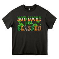 Asphalt not lucky just blessed Heavy Core Tee - AdoDesignShop