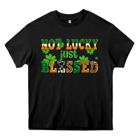 Black not lucky just blessed Heavy Core Tee - AdoDesignShop