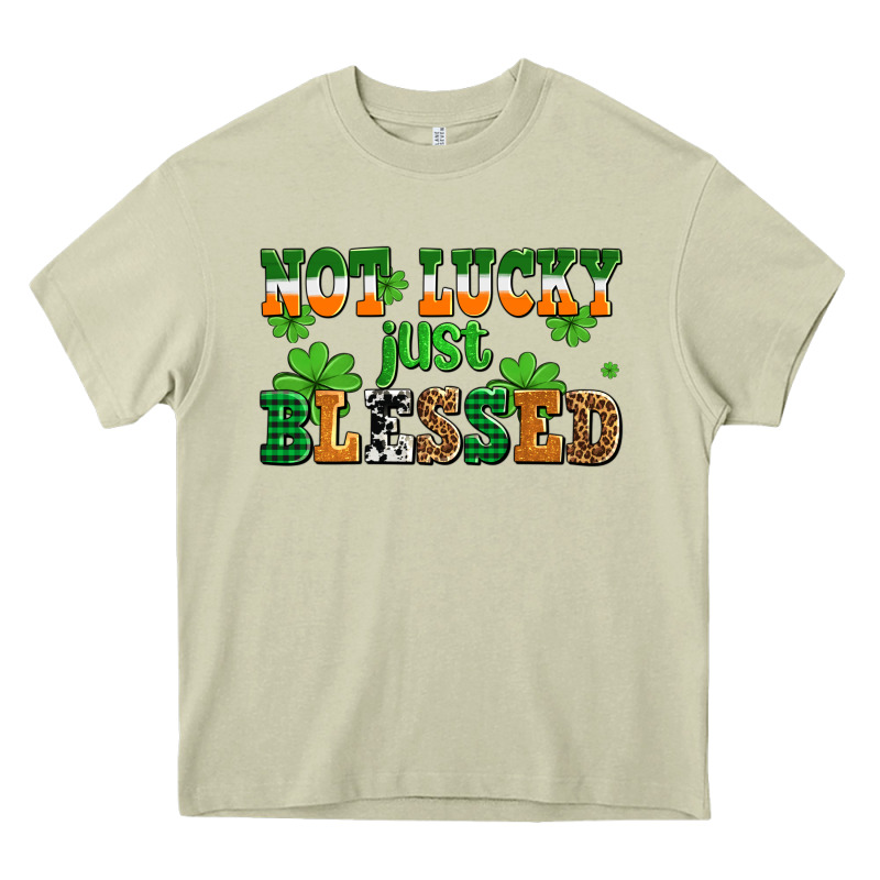 Not Lucky Just Blessed Heavy Core Tee by AdoDesignShop | Teevron