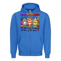 True Royal hallothanksmas its the most wonderful time of the Zipper Hoodie - texasbilliewilder