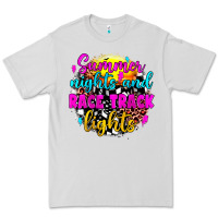 Dove Grey summer nights and race track lights Premium Tee - JahusDesignShop